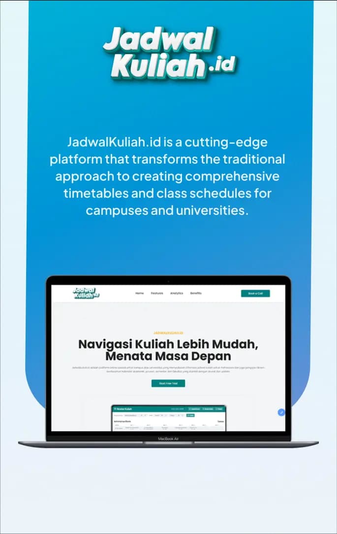 JadwalKuliah Mobile App Interface
