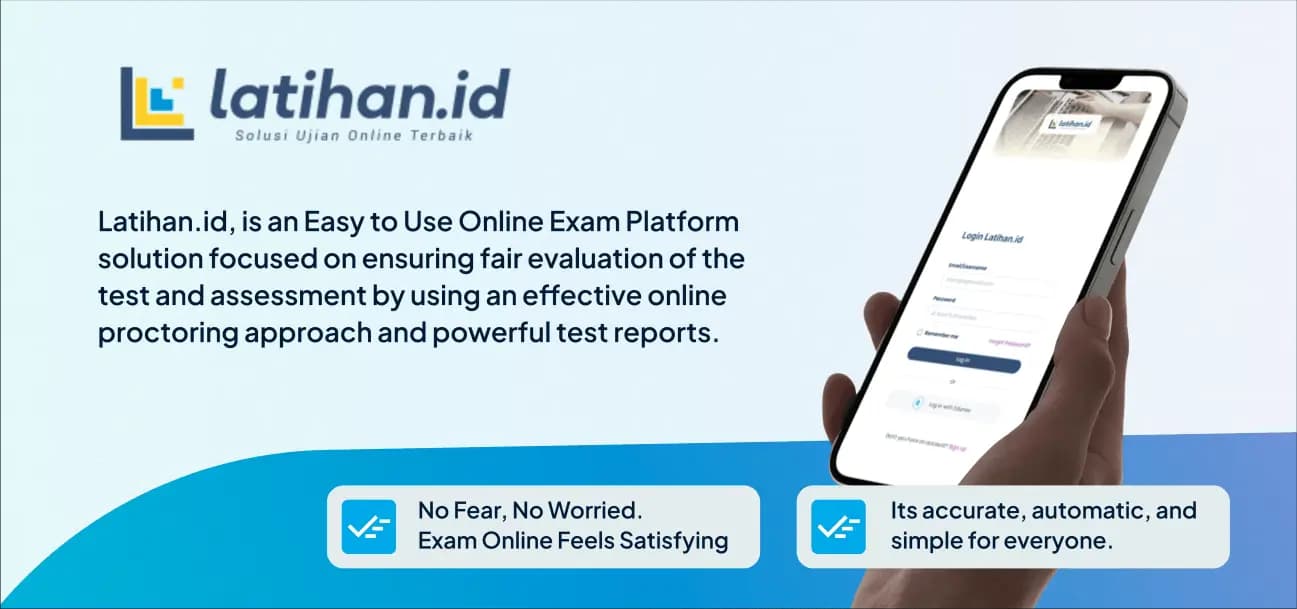 Dashboard of Latihan.id - Secure Computer Based Test (CBT) Platform