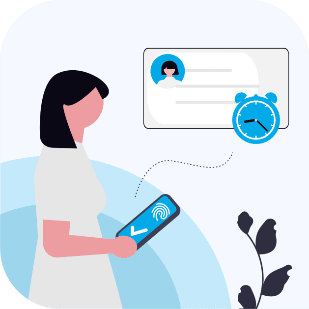 Real-Time Schedule Notification Icon