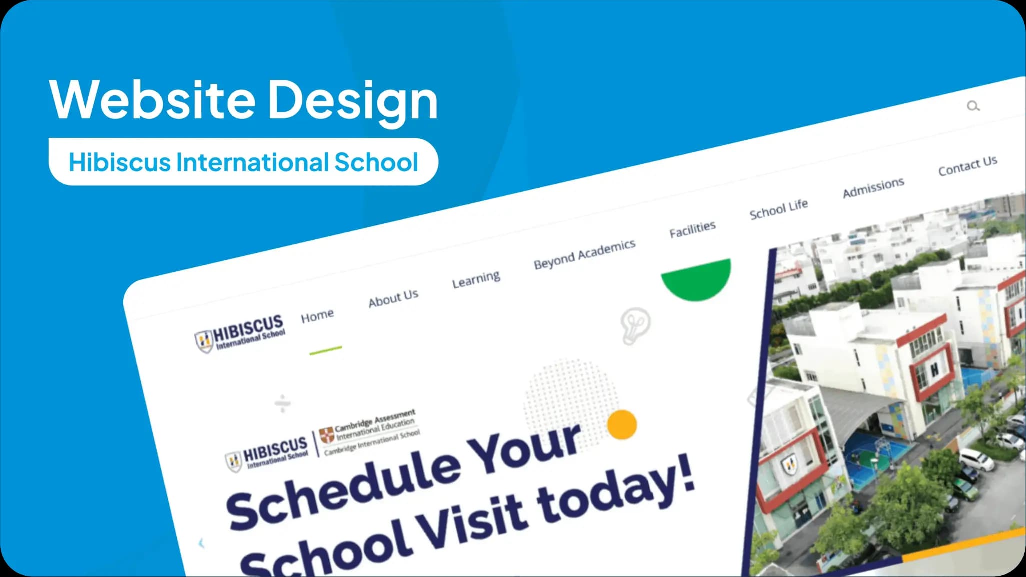 HIBISCUS International School Professional WordPress Design by Zerone Global