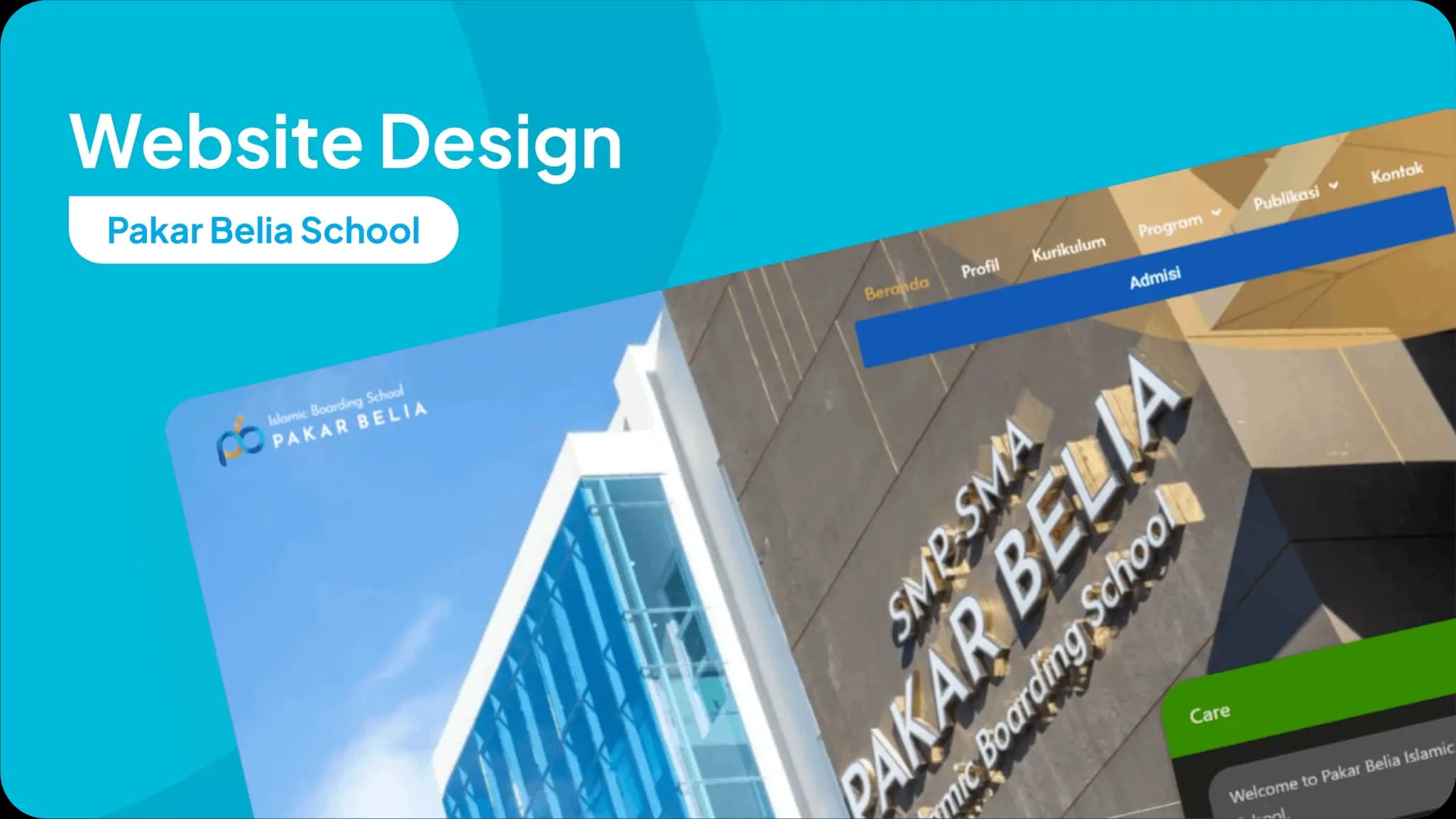Pakar Belia Islamic Boarding School WordPress Website Design by Zerone Global